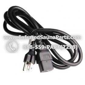 POWER CORD - POWER CORD 10ft NEMA 5-15P USA 3 PIN PLUG TO C19 SJT PLUG STYLE 11 1