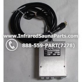 COMPLETE CONTROL POWER BOX 110V / 120V - COMPLETE CONTROL POWER BOX 110V / 120V O-SAUNA WITHOUT HIGH LIMIT SWITCH 6