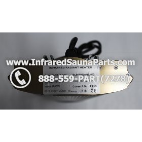 J INFRARED HEATERS 110V / 120V - J RADIANT INFRARED SAUNA CERAMIC  HEATER JH-NR18-13A 1800 WATTS 110V 120V 5