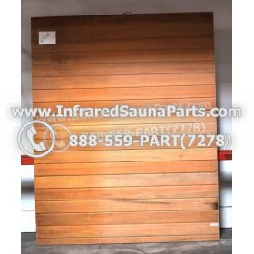 WOOD SAUNA WALLS - HEMLOCK WOOD SAUNA PANEL ( 72.5" x 58" ) 3