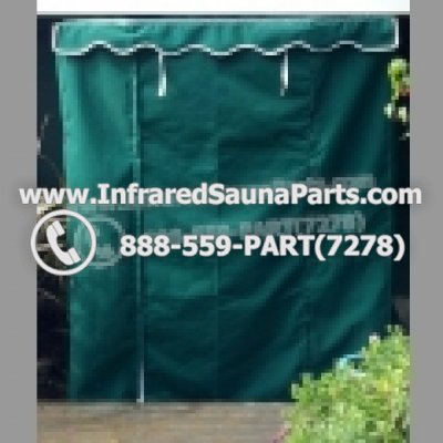 Rioja/True Red - RAIN COVER FOR 4 PERSON INFRARED SAUNA IN TRUE RED FINISH 1
